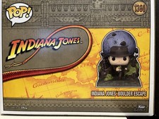 Figura de escape Funko Pop Deluxe Moment Indiana Jones Indiana Boulder coleccionable
