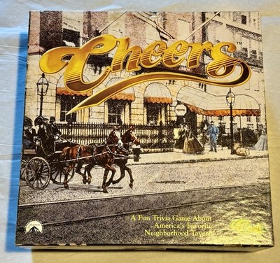 Vintage 1992 Cheers Trivia Board Game Paramount Classic TV Show COMPLETE