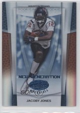 2007 Leaf Certified Materials New Generation Mirror Blue 19/50 Jacoby Jones 0p5