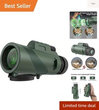 Portable Monocular Telescope for Adults, High Powered Compact Monoculars for ...