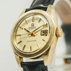Vintage 1971 *NEAR MINT* OMEGA Seamaster Cal.681 Automatic Date Gold 26mm Ladies