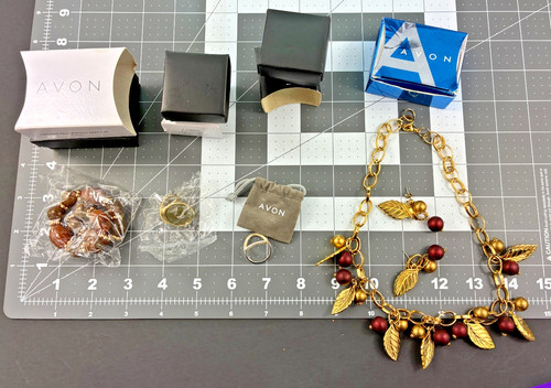 Avon Necklace,rings,Ombre Stirling Infinite,Statement,Natures Path-Stretch, 4 PP