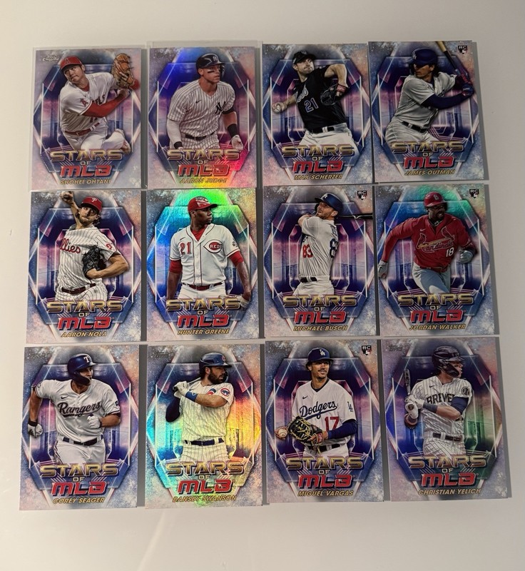 Stars Of MLB Lot Rare Inserts!