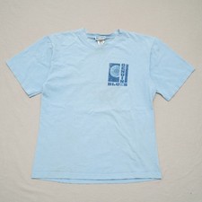 Vintage 80s 90s Genuine Blues Denim Rivet T Shirt Adult Large USA Made Blue