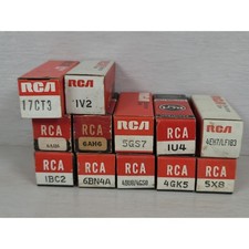 Vintage RCA Vacuum Electron Tubes Lot of 12 NOS Various Skus