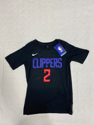 Nike NBA LA Clippers Kawhi Leonard T-Shirt #2 Dri-FIT Kinder S (8 Jahre) schwarz