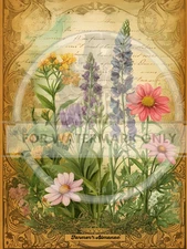 Farmer's Almanac #3 | A4 Rice Paper | Paper for Decoupage | Decoupage Central