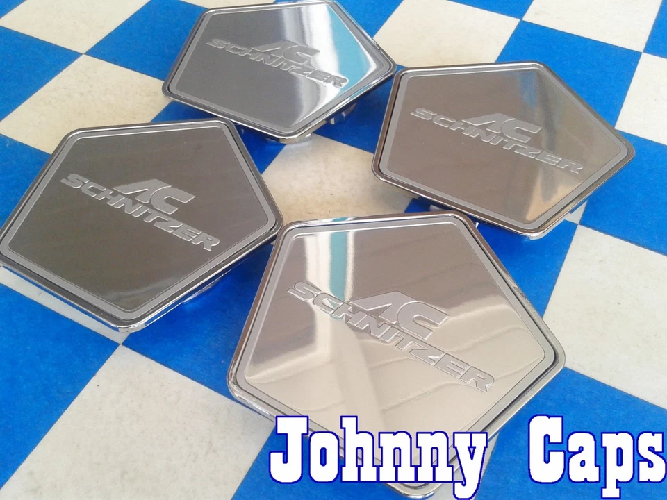 Tapa central cromada para ruedas AC SCHNITZER # A823 tapa central para ruedas personalizadas (JUEGO de 4) Foto 4 de 4