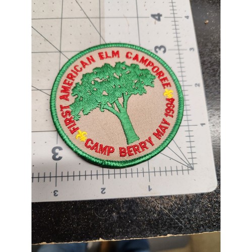Erste amerikanische Elme Camporee Camp Berry Mai 1994 Pfadfinder Amerikas Aufnäher - Bild 2 von 3