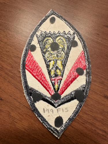 Vintage 199th Fighter Interceptor Squadron Hawaii Air National Guard Patch - Bild 2 von 2