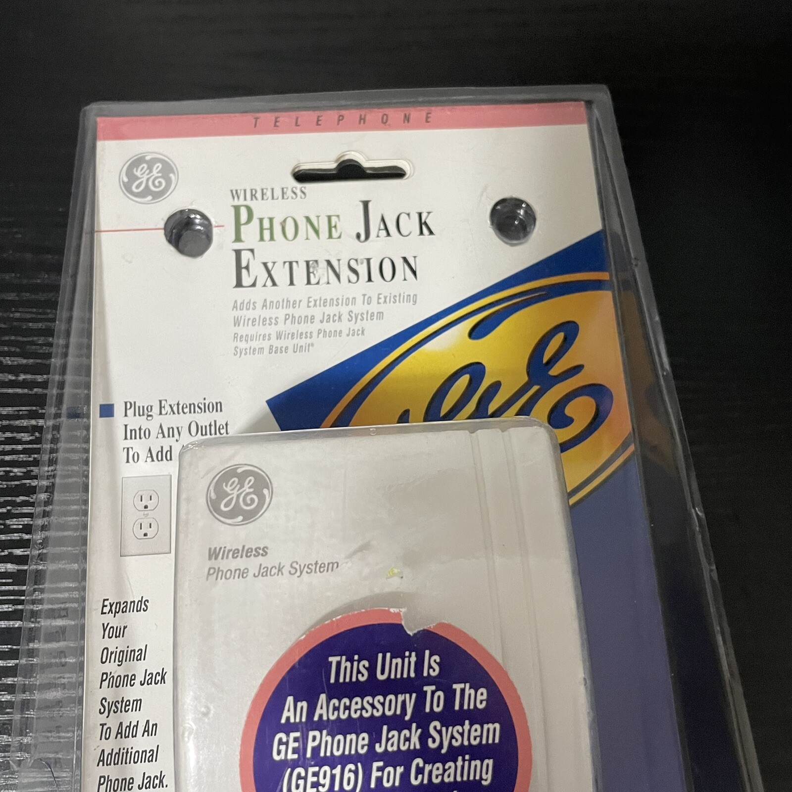 GE GE910 Wireless Phone Jack system Extension New Sealed FREE SHIPPING