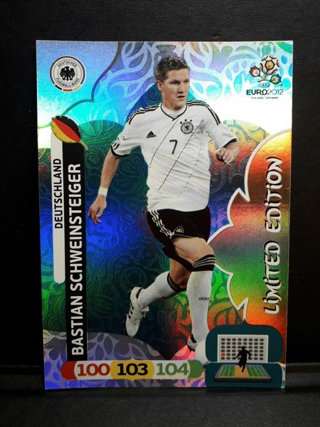 Adrenalyn XL Euro 2012 Bastian Schweinsteiger Limited Edition PANINI