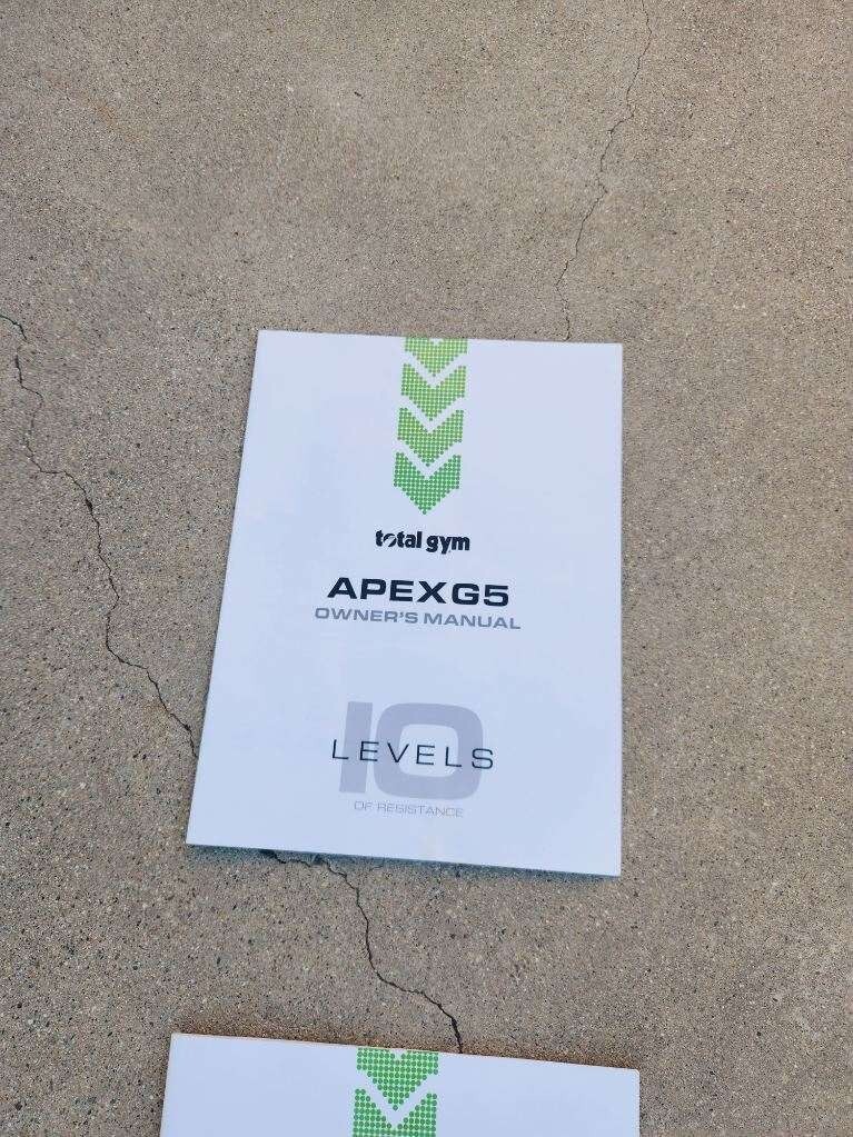 Total Gym Apex G5 Home Fitness Incline Weight Training W Extras