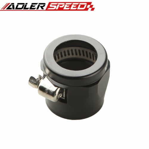 ADLERSPEED 14AN -14AN AN14 HEX Finishers Fuel Hose Clamp Aluminum Alloy Black - Picture 4 of 8