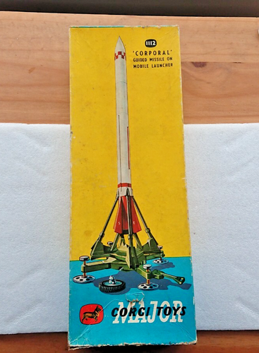 Vintage Corgi Toys 1112 Corporal Guided Missile on Mobile Launcher OVP - Bild 1 von 11