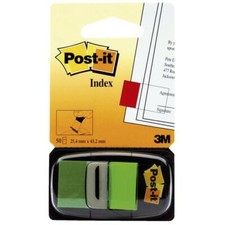 Post-it Haftmarker Index, 25,4 x 43,2 mm, grün