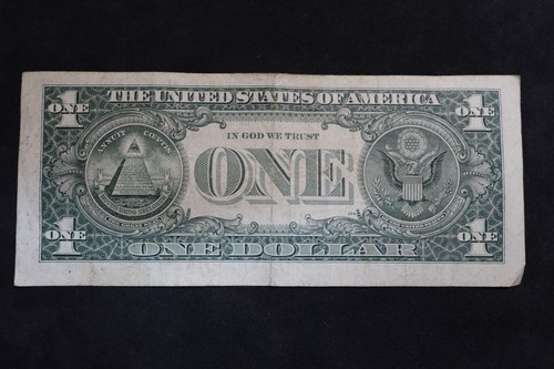2006 EIN DOLLAR VERSCHOBEN DRITTER DRUCK NIEDRIGES SCHATZSIEGEL. SN # B 03694746 J - Bild 3 von 3