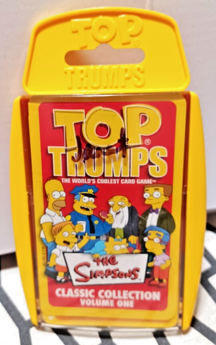 Top Trumps War Card Game The Simpsons Classic Collection Volume One 1 In Case