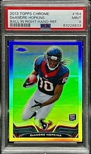 2013 Topps Chrome #154 REFRACTOR DeAndre Hopkins Rookie RC PSA 9 Mint CENTERED