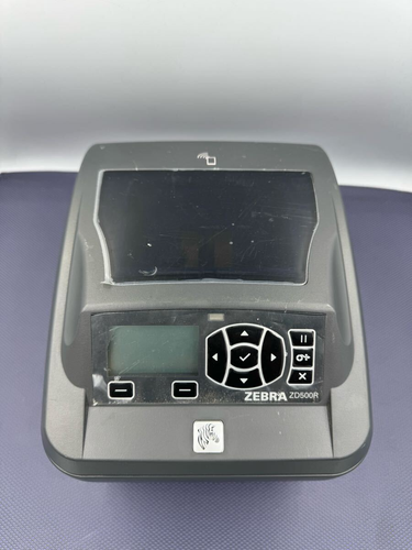 Zebra ZD500R RFID Label Printer w/ Adapter Tested Working Excellent - Picture 3 of 10