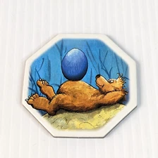 ONE Zoch Gulo Gulo Board Game Gulo Blue Octagonal Tile Parts Pieces Replacement