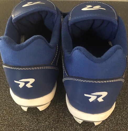 Ringor Flite Damen-Softballstollen blau und weiß Gr. 7,5 Kunststoffspikes - Bild 7 von 11
