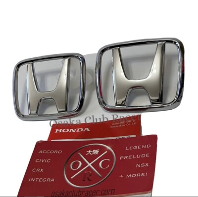 E*3様 【未使用&未開封】KERKER Emblem 100-8046 New OEM 92-95 Honda Civic SEDAN Front & Rear Emblem Set