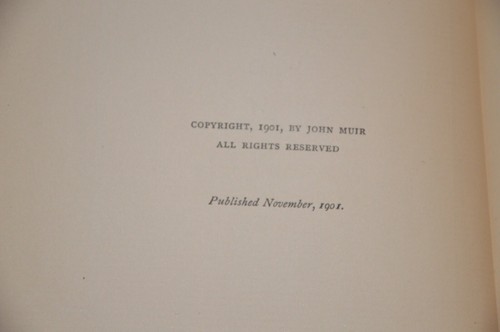 Very Rare Our National Parks John Muir 1st Edition 1st Printing 1901 *Bookplate* - Picture 3 of 12