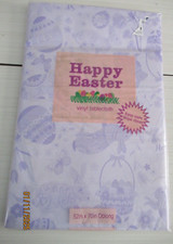 TABLECLOTH VINYL EASTER. 52 X 70"