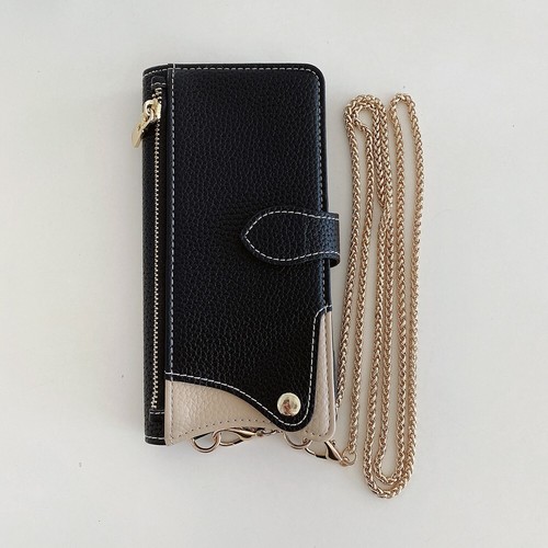 Funda Bandolera Cuero Tarjeta de Crédito Cremallera Espejo Maquillaje Cola de Pescado Para Samsung - Imagen 19 de 65