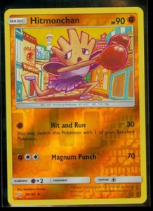 Team Up Pokemon HITMONCHAN 74//181 MINT Rev Holo