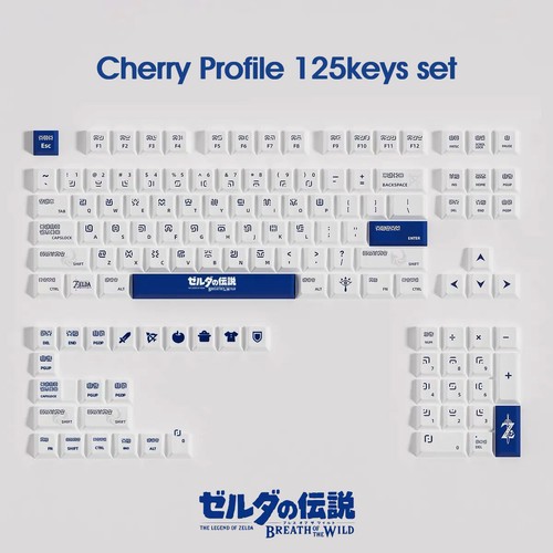 The Legend of Sedar Keycaps Set PBT Cherry Profile for MX Mechanical Keyboards - Picture 8 of 13