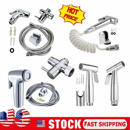 Bidet Spray Stainless Steel Handheld Shattaf Bathroom Sprayer Shower Head Multi