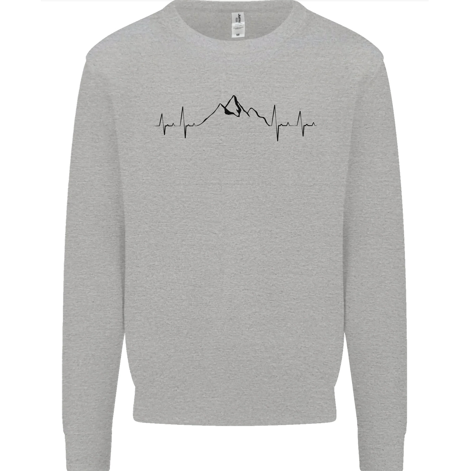 Montaña Ecg Senderismo Alpinismo Pulse Hombre Jersey Sudadera