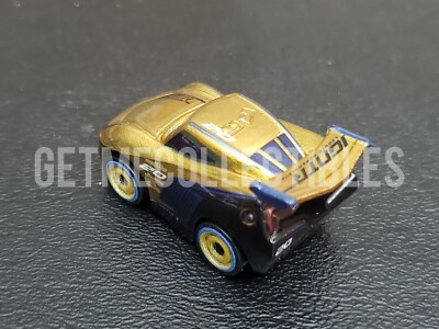 DISNEY PIXAR CARS DIE CAST MINI RACERS GOLDEN JACKSON STORM LOOSE