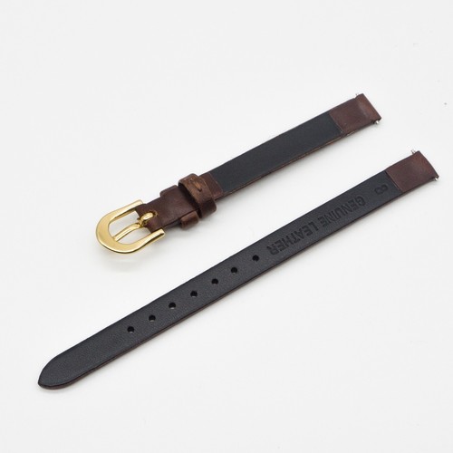 6mm 8mm 10mm Black Brown Smooth or Lizard-grain Italian Calfskin watch band - Picture 3 of 13