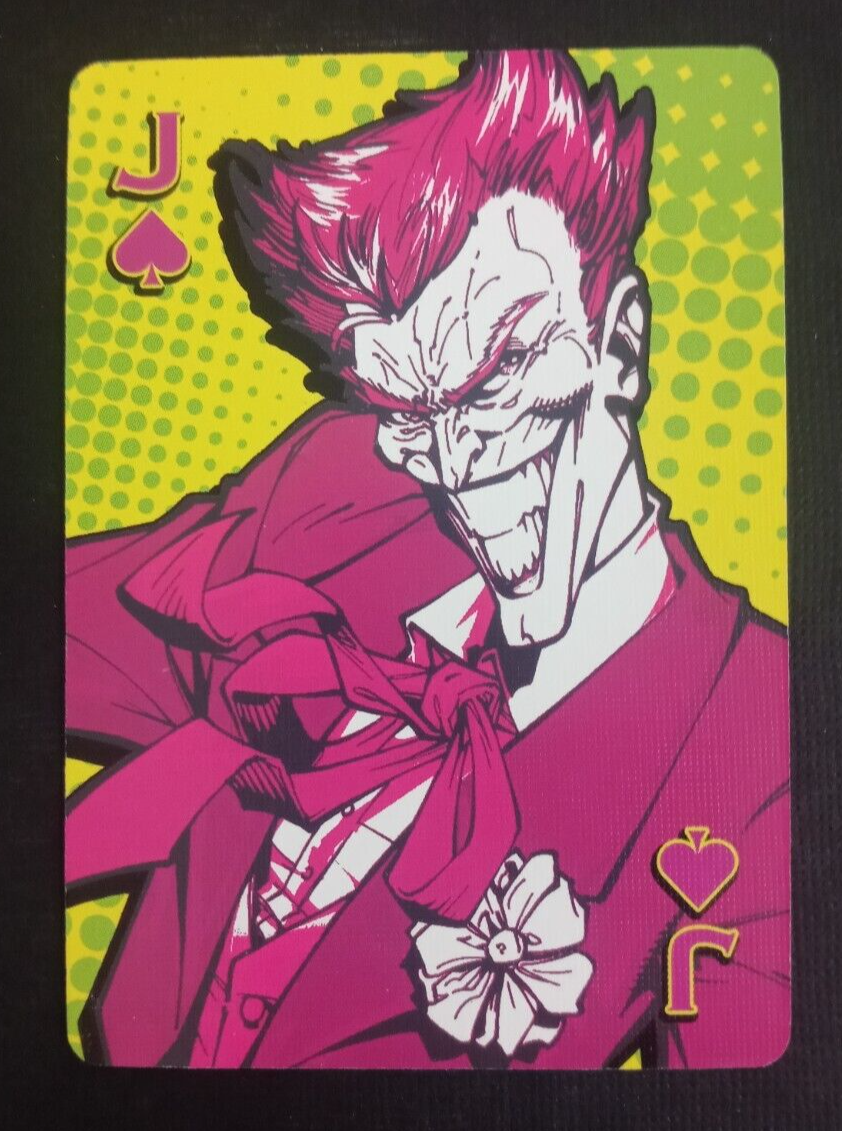 DC Comics Joker Playing Card Jack Spades | eBay