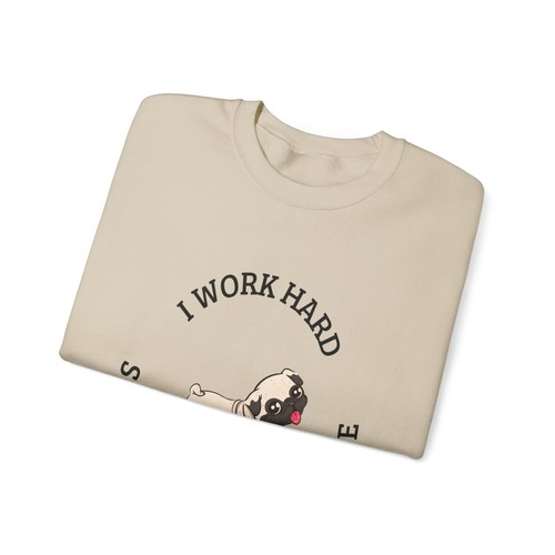 I work hard so my dog has a better life Unisex Heavy Blend™ Crewneck Sweatshirt - Bild 9 von 33