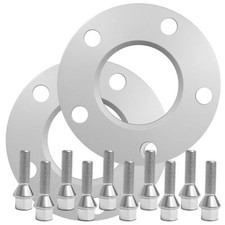 SCC Spurverbreiterung silver 10mm m. Schrauben silber BMW 3er E90,E91,E92,E93