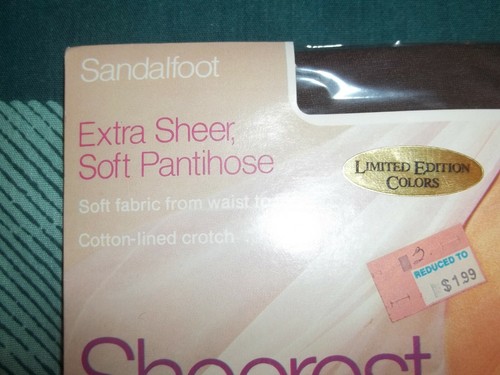 Vtg New JC PENNEY Worthington Nylon Pantyhose Size Average Ltd Edition Chestnut - Picture 3 of 6