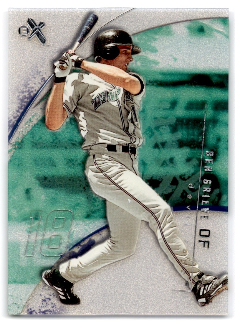 2002 Fleer E-X Ben Grieve Tampa Bay Devil Rays #54