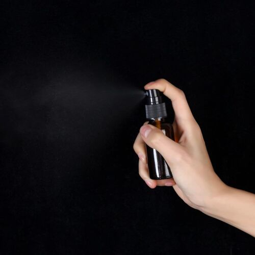 30ml Amber Glass Spray Bottles Pump Bottle for Essential Oils Round Mist Stream - Picture 7 of 12