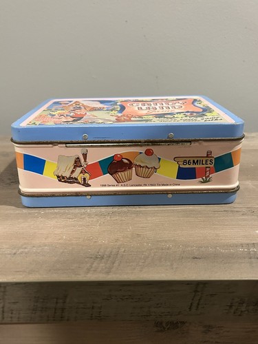 Scatola pranzo vintage Candy Land Game dolce metallo - Hasbro - 1998 - Foto 6 di 7