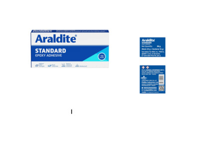 Araldite Standard Epoxy 36g Adhesive Glue Tubes Resin 20g + HARDENER 16G