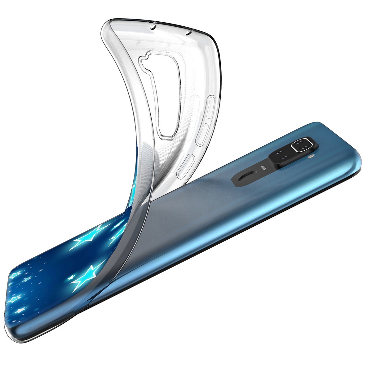 Custodia Cover per Xiaomi 14T 5G in TPU silicone morbido disegno O