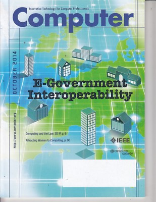IEEE Computer Society Computer  Magazine  Oct 2014 E-Government Interoperability