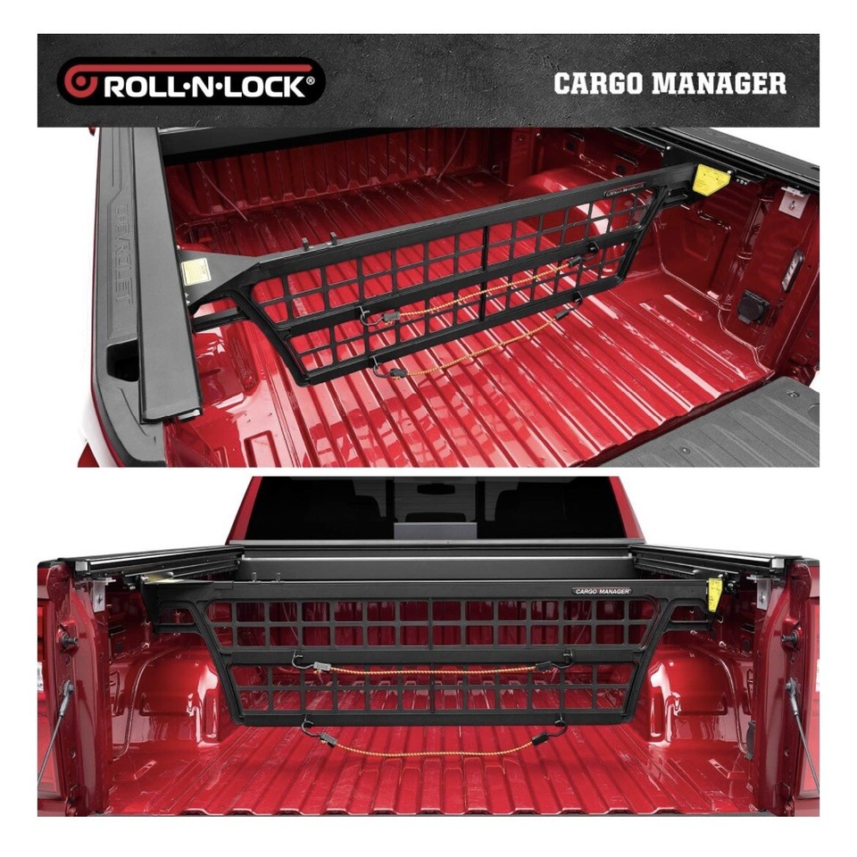 Roll N Lock Cm222 Cargo Manager Rolling Truck Bed Divider GMC Silverado