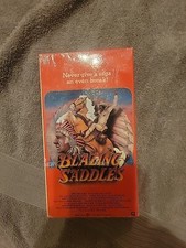 Blazing Saddles VHS Mel Brooks Cleavon Little Gene Wilder New Sealed Watermarked
