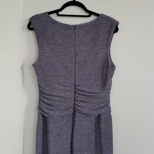 NEW Marina Gown Size 14 Sleeveless Grey Maxi Dress NWT - Bild 5 von 12