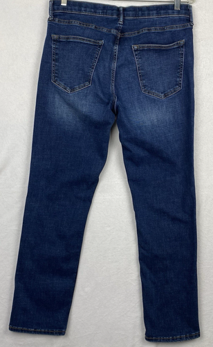 Old Navy Jeans Men 34x30 Blue Slim 360 Stretch Med/Dark Wash Denim Measure 35x29 - Picture 4 of 8